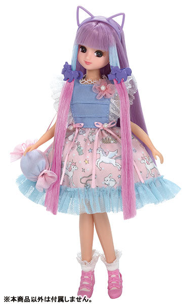 Licca-chan Yumeiro Dress Set Yumekawa Sweet (DOLL ACCESSORY)