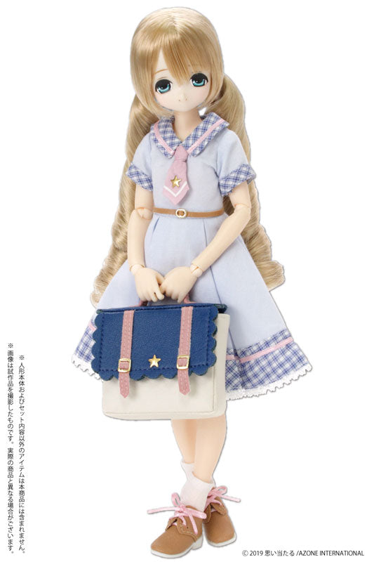1/6 Pure Neemo Wear PNS Magical Academy School Bag Navy x Off-white (DOLL ACCESSORY)