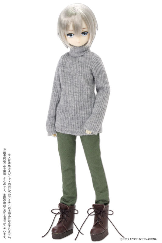 1/6 Pure Neemo Wear PNM Turtleneck Knit Top Gray (DOLL ACCESSORY)