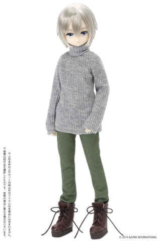 1/6 Pure Neemo Wear PNM Turtleneck Knit Top Gray (DOLL ACCESSORY)