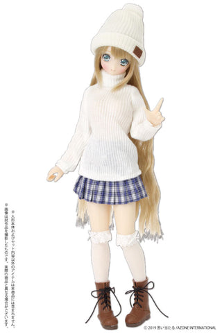 Pure Neemo Wear 1/6 PNM Lace High Socks White x White (DOLL ACCESSORY)