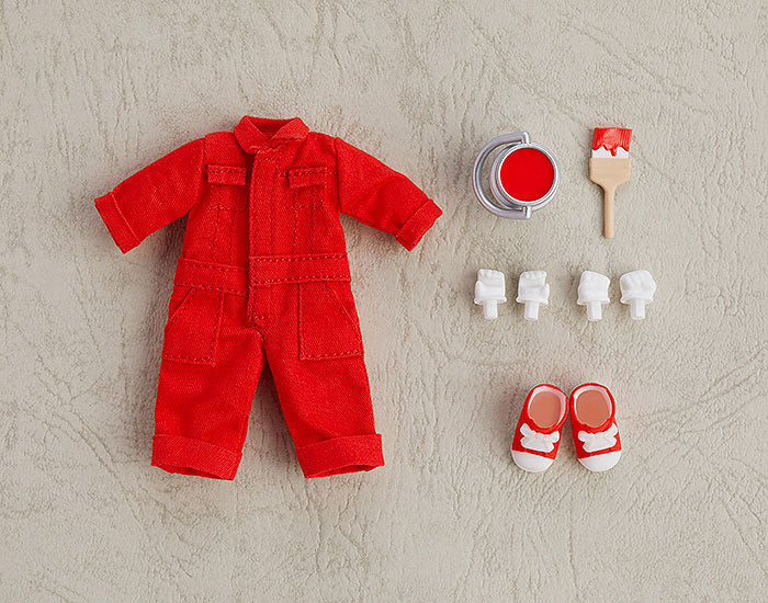 Nendoroid Doll: Outfit Set - Colorful Coveralls - Red (Good Smile Company)