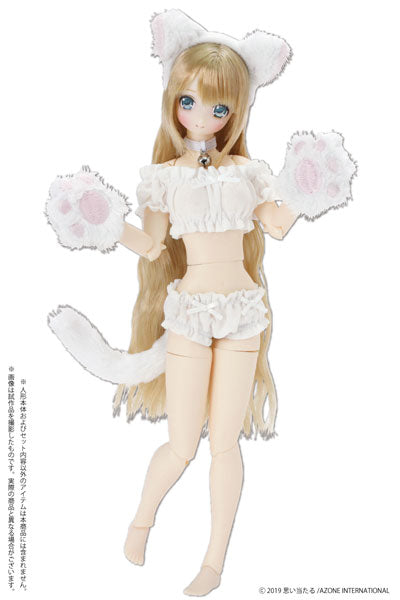 1/6 Pure Neemo Wear PNS FuwaKushu Nyanko Set White (DOLL ACCESSORY)