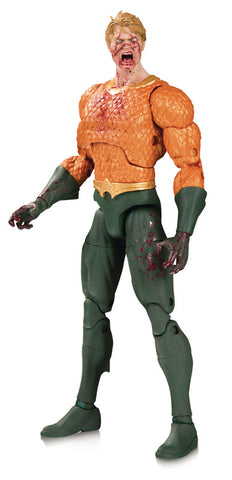 "DC Comics" 6 Inch DC Action Figure "Essentials" Aquaman (DCeased Version)