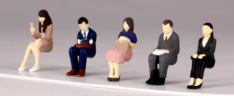 1/80 Super Mini Figure3 Company Employee from that Day Set - Solaris Japan