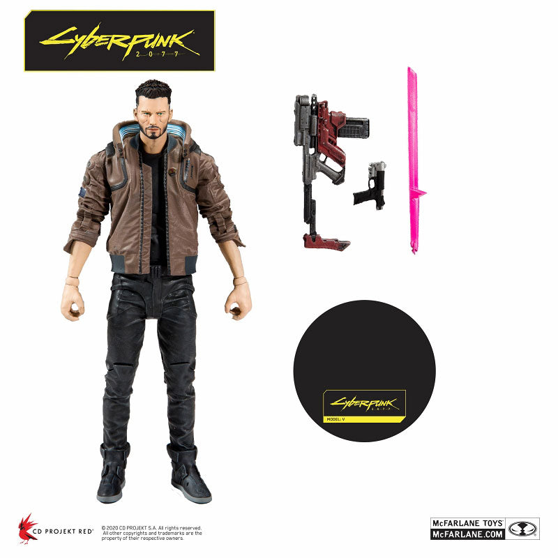 Cyberpunk 2077/ 7Inch Action Figure: Johnny Silverhand & V Set of 2 Types