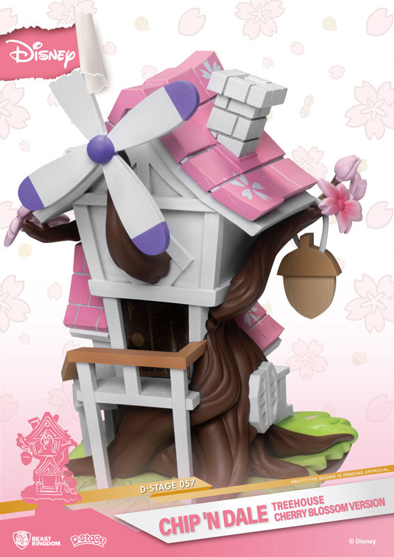 D Stage #057 "Disney" Chip & Dale Tree House (Cherry Blossom Edition)