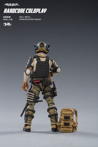 1/18 Hardcore Cold Play Hell Scull Paratrooper Squad