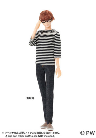 Men's Boat-neck Striped T (DOLL ACCESSORY)