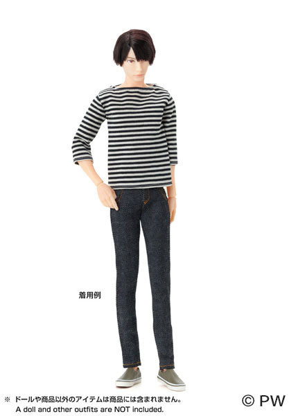 Men's Boat-neck Striped T (DOLL ACCESSORY)