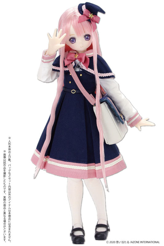 1/6 Pure Neemo PNS Magical Academy winter Uniform Set Navy x Pink (DOLL ACCESSORY)