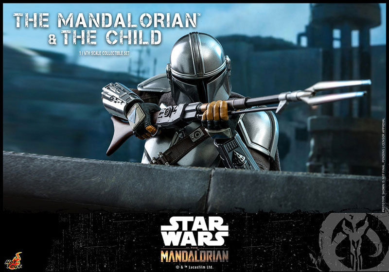 TV Masterpiece "Mandalorian" 1/6 Scale Figure Mandalorian & The Child (2 Figures Set)