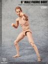 Multi Joint Movable 1/12 Scale Male Body With Neck