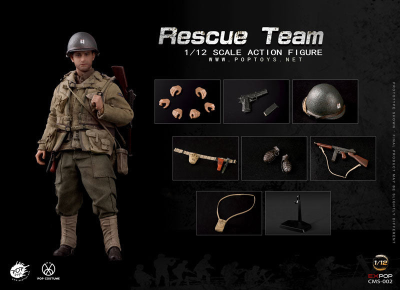 1/12 WWII US Rescue Squad Captain