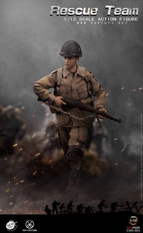 1/12 WWII US Rescue Squad Paratrooper