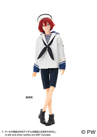 Men's Sailor Set White (DOLL ACCESSORY)