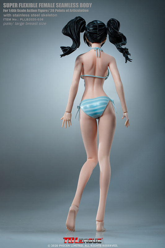 1/6 Super Flexible Female Seamless Body Pale Large Bust Anime Girl