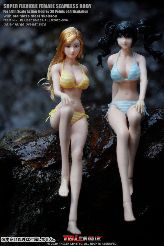 1/6 Super Flexible Female Seamless Body Pale Large Bust Anime Girl