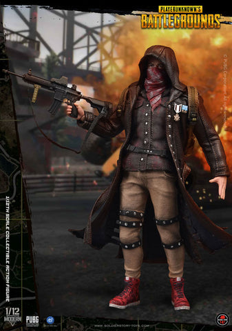 1/12 Collectible Action Figure PUBG Trench Coat Edition