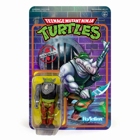 Re Action / Teenage Mutant Ninja Turtles TMNT: Rocksteady