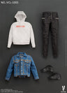 1/6 Female Denim Casual Wear Set (DOLL ACCESSORY)