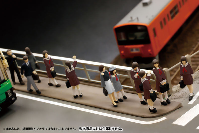 1/80 Super Mini Figure 12 Bus Stop from that Day Set 2