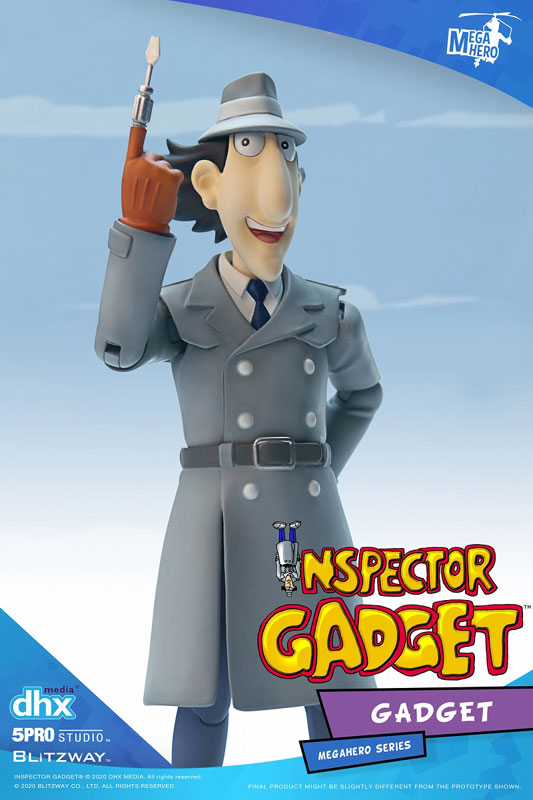 Mega Hero Series / INSPECTOR GADGET: Inspector Gadget 1/12 Action Figure