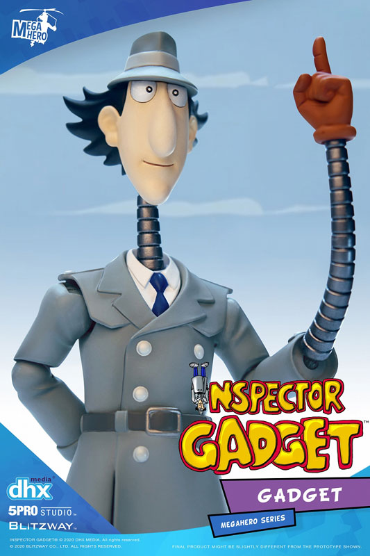 Mega Hero Series / INSPECTOR GADGET: Inspector Gadget 1/12 Action Figure