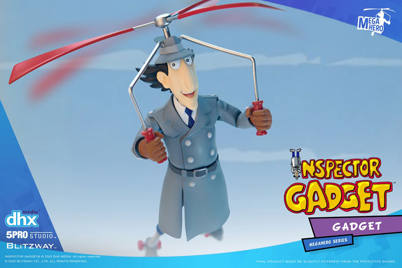 Mega Hero Series / INSPECTOR GADGET: Inspector Gadget 1/12 Action Figure