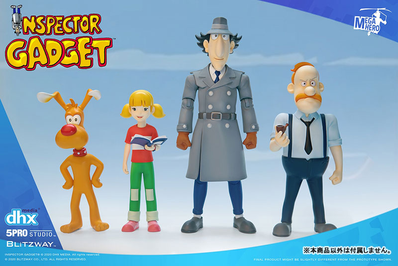 Mega Hero Series / INSPECTOR GADGET: Inspector Gadget 1/12 Action Figure