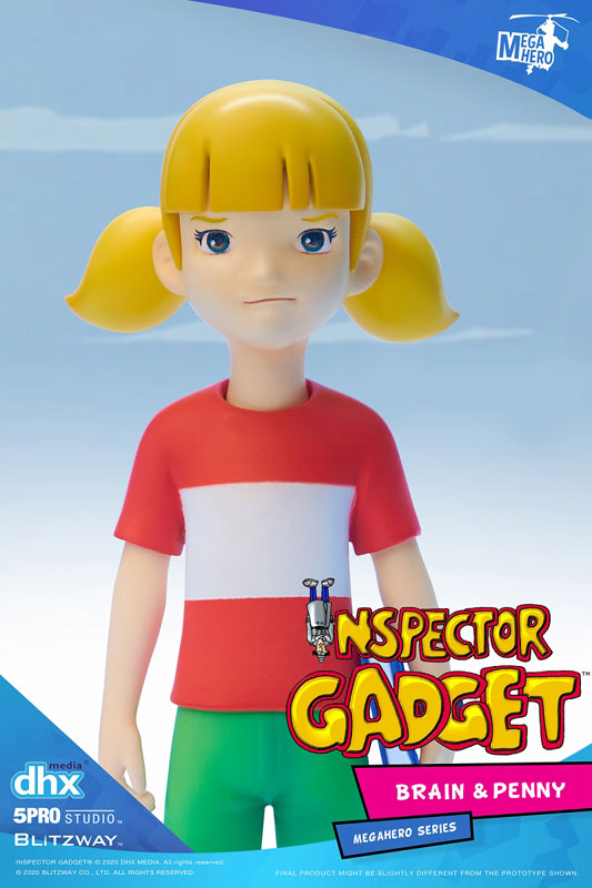 Mega Hero Series / INSPECTOR GADGET: Penny & Brain 1/12 Action Figure