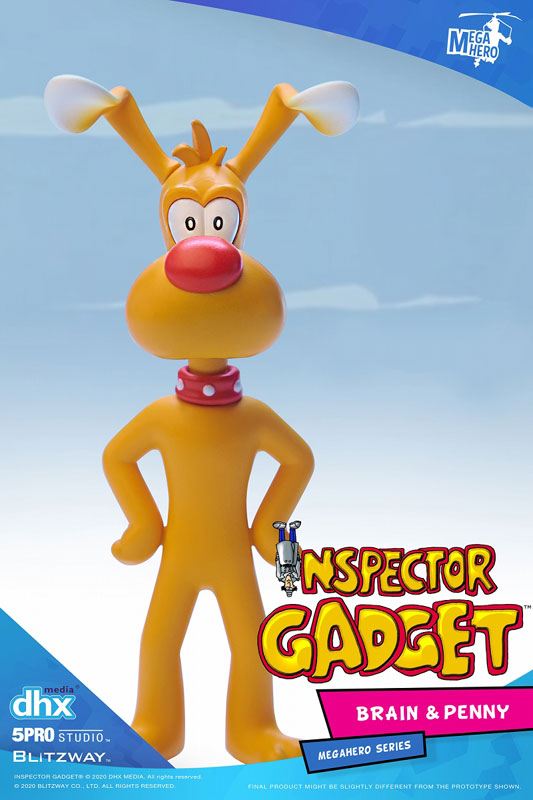 Mega Hero Series / INSPECTOR GADGET: Penny & Brain 1/12 Action Figure