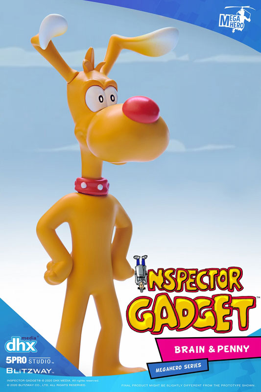 Mega Hero Series / INSPECTOR GADGET: Penny & Brain 1/12 Action Figure