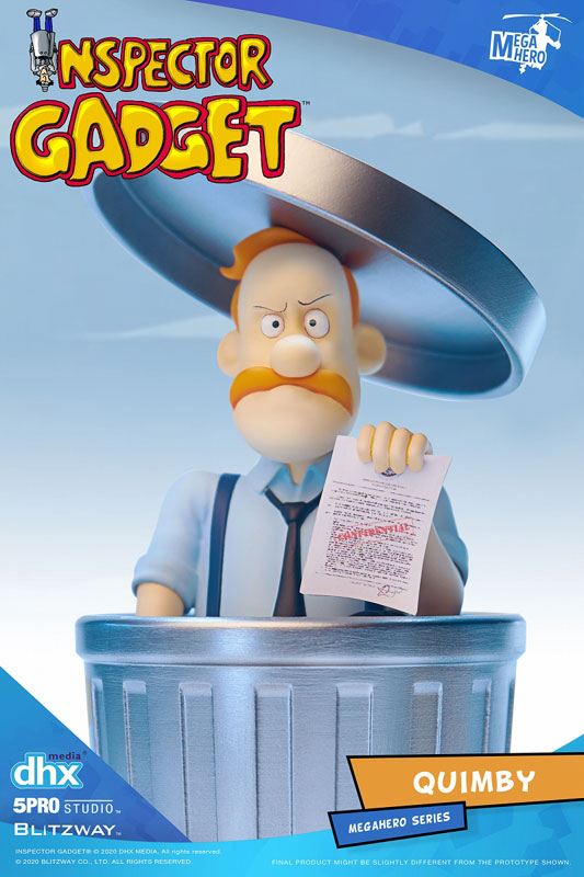 Mega Hero Series / INSPECTOR GADGET: Chief Quimby 1/12 Action Figure