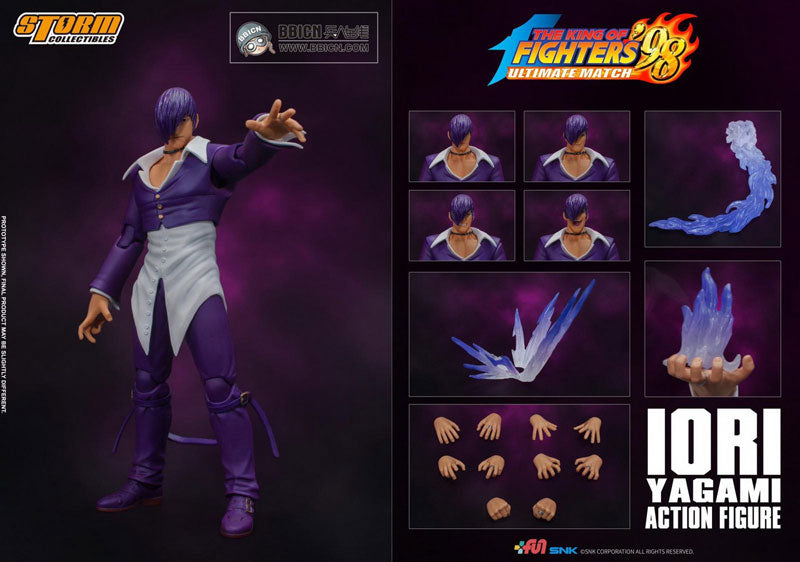 King of Fighters '98 Action Figure Iori Yagami BBICN Exclusive Ver.