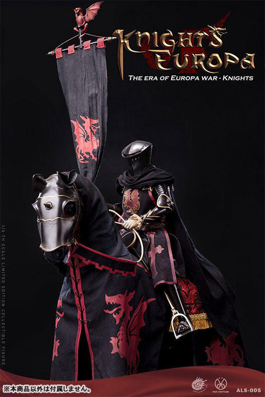 1/6 Armor Legend Series The Era of European War Black Armor Horse