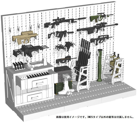 LittleArmory [LD031] Weapon Storeroom B 1/12 Plastic Model