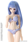 1/3 Scale AZO2 Sheer Gingham Check Bra & Panties Set Purple (DOLL ACCESSORY)