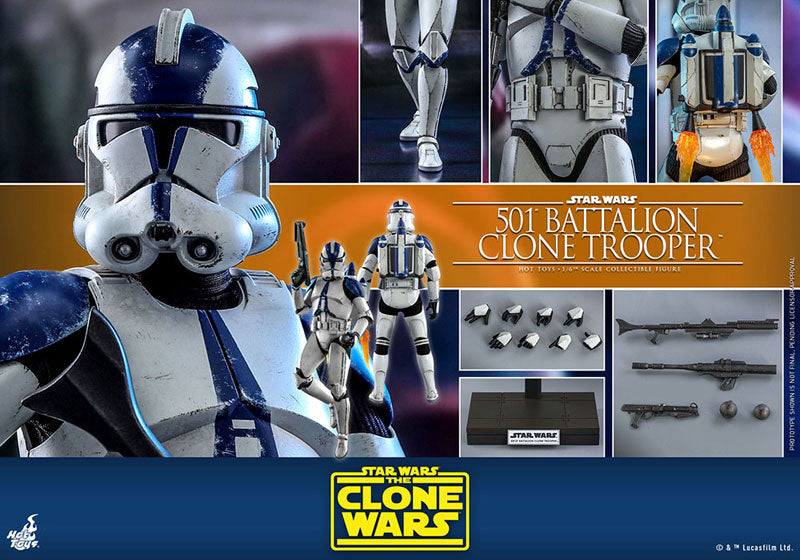 TV Masterpiece Star Wars Clone Wars 1/6 Figure Clone Trooper (501st Battalion Ver.) *Release Date May Change