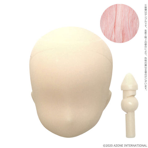 1/12 Picco Neemo S Size Head (White) Pastel Pink
