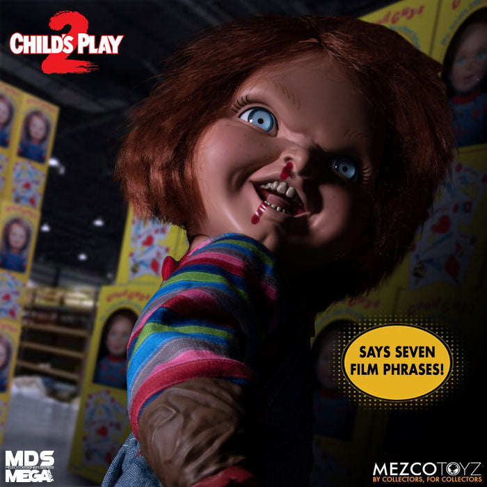 Designer Series / Child's Play 2: Chucky 15 Inch Mega Scale Talking Figure Menacing ver