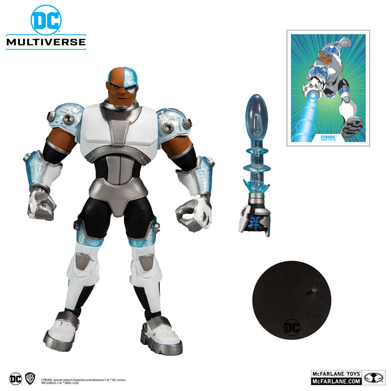 DC Comics DC Multiverse 7 Inch, Action Figure #030 Cyborg "Teen Titans GO!"