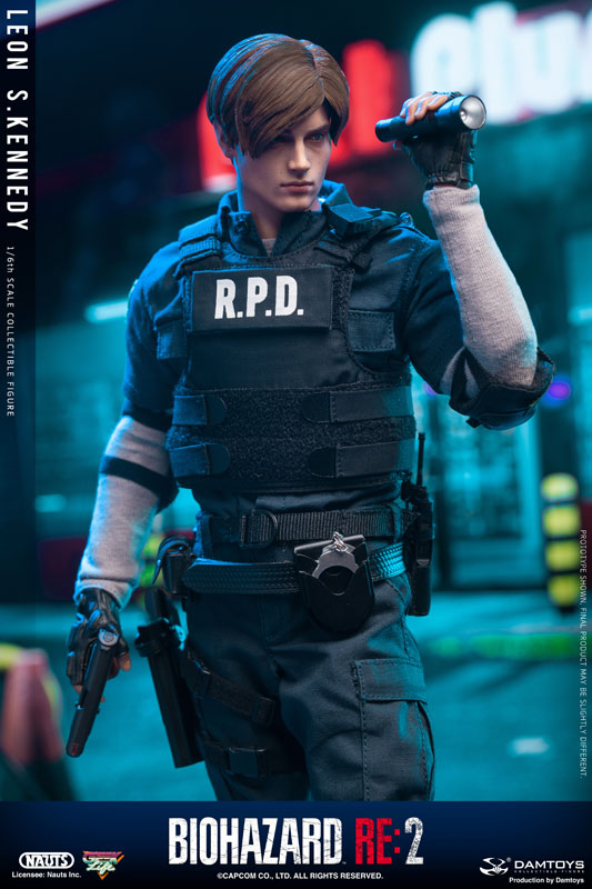 BIOHAZARD RE: 2 1/6 Collectible Action Figure Leon S. Kennedy