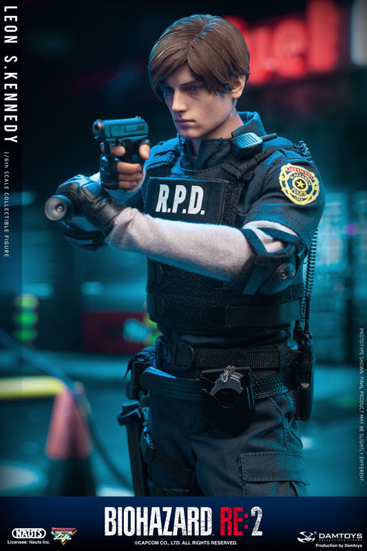 BIOHAZARD RE: 2 1/6 Collectible Action Figure Leon S. Kennedy