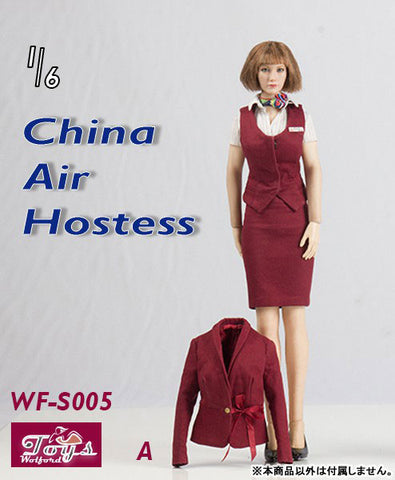 1/6 Cabin Attendant Set A (DOLL ACCESSORY)