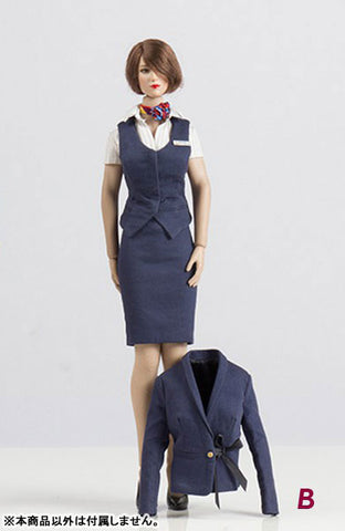 1/6 Cabin Attendant Set B (DOLL ACCESSORY)