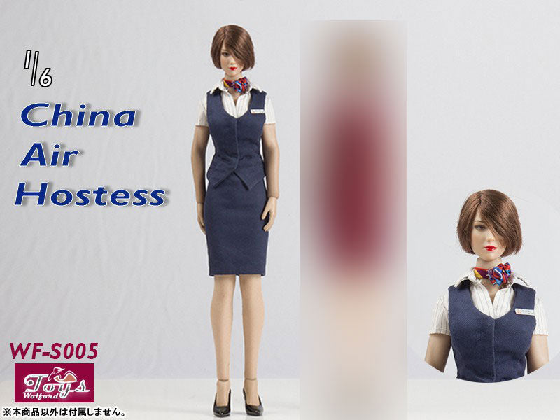 1/6 Cabin Attendant Set B (DOLL ACCESSORY)