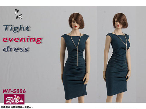 1/6 Sexy Tight Evening Dress Set A (DOLL ACCESSORY)