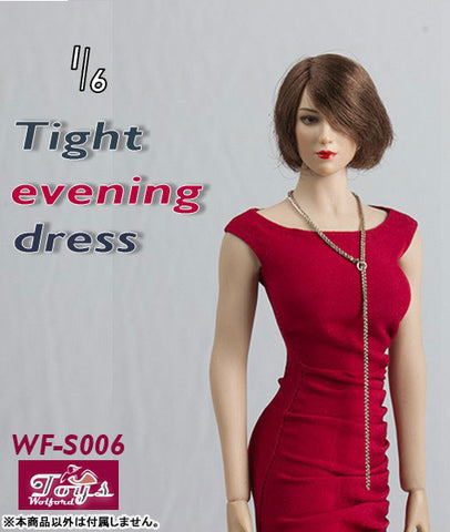 1/6 Sexy Tight Evening Dress Set B (DOLL ACCESSORY)