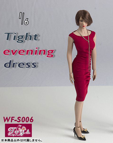 1/6 Sexy Tight Evening Dress Set B (DOLL ACCESSORY)